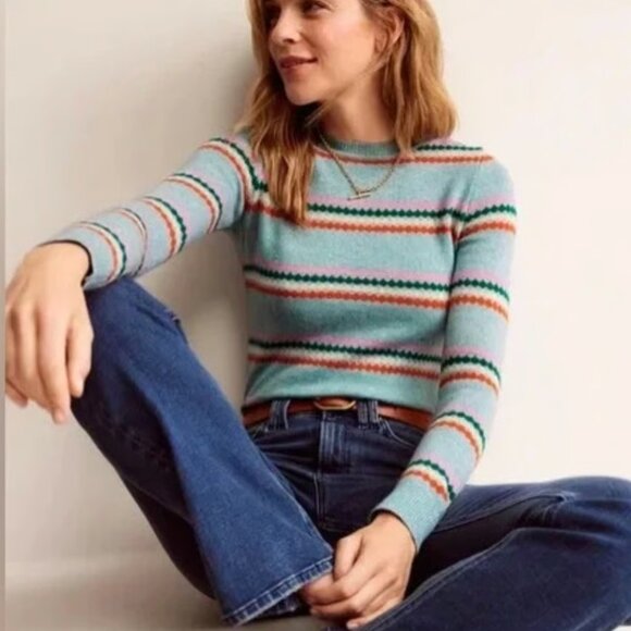 Boden Sweaters - Boden Edie Fair Isle Wool Blend Sweater, size M, fits S (read)
